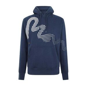 Money Mens Dotted Reflective Detail Regular Hoodie / Navy